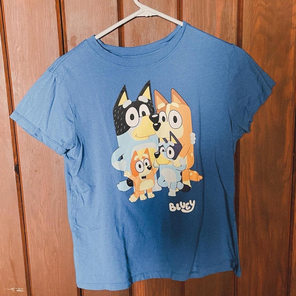 Lug Blue Cartoon Graphic Short Sleeve Tee